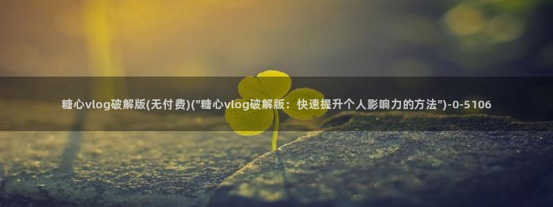 糖心vlogi